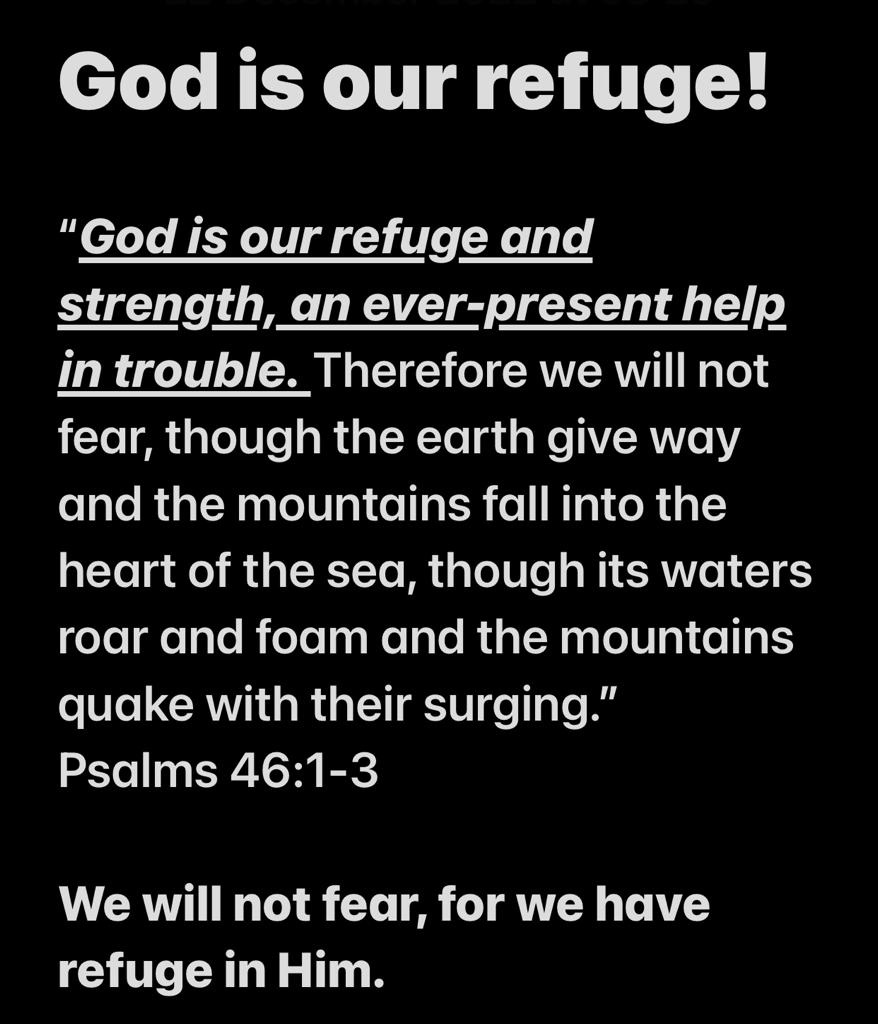 God is our refuge!